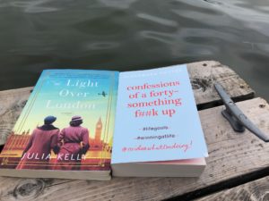 Two books: The Light Over London and confessions of a forty-something f##k up on a dock by the water